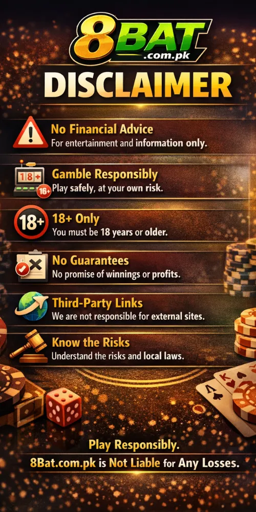 Disclaimer about 8bat game